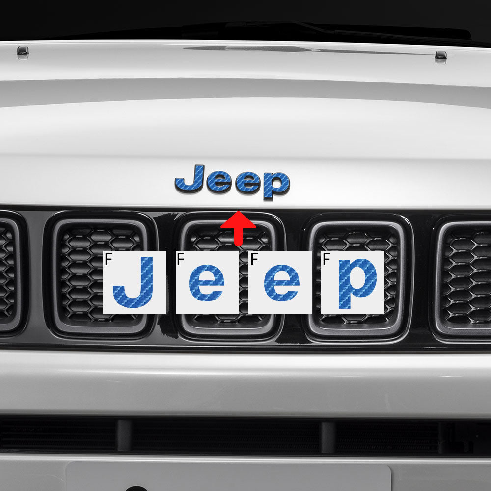 Jeep Compass MP 2017-2019 Ön ve Arka Amblem için IPG Dekoratif Koruyucu Logo Sticker Etiket Aksesuar Vinil