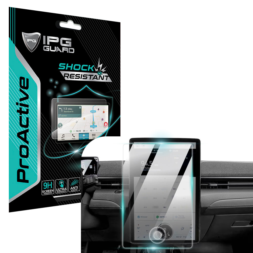 Mustang Mach E 2021-2024, Ford F150 Lightning 2022-2024 15.5" inç Navigasyon için 9H Nano IPG ProActive Ekran Koruyucu
