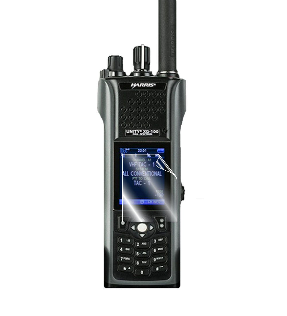 HARRIS Unity XG-100P Taşınabilir Radyo için IPG Orijinal EKRAN Koruyucu (6 Adet) (Hidrojel)