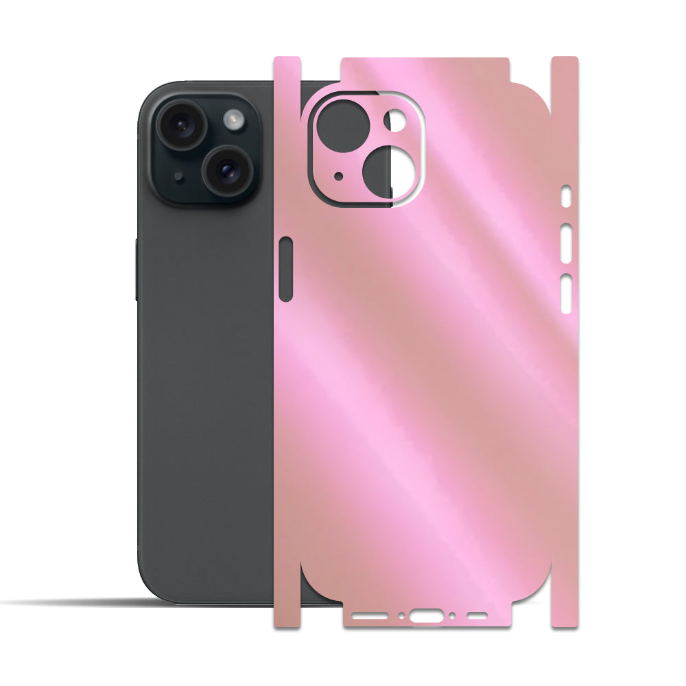 Apple iPhone 15 - 15 Plus için IPG Dekoratif Karbon Fiber Vinil Ön, Arka ve Yanlar Tam Koruma