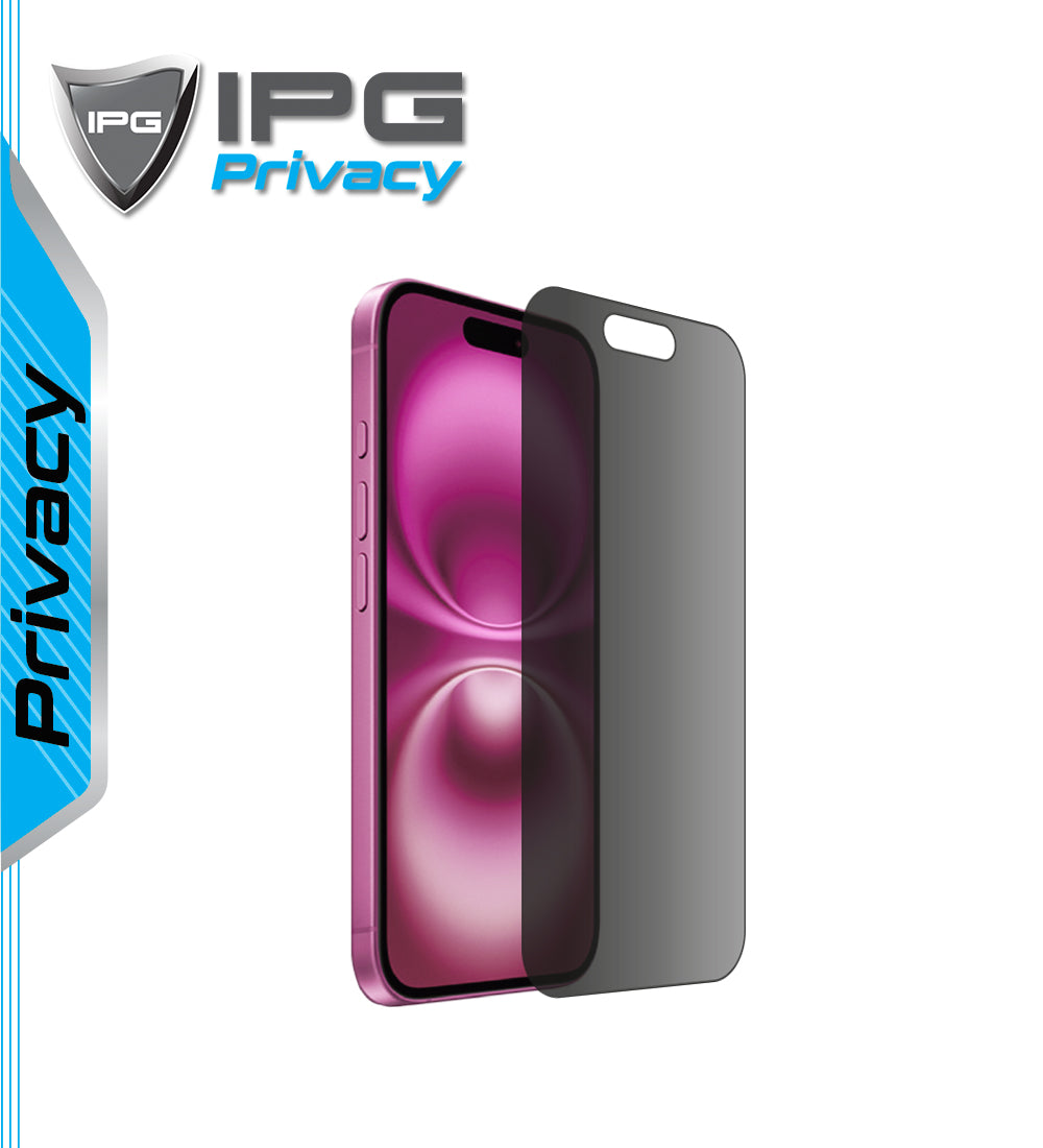 IPG Privacy for Apple iPhone 16 Plus PRIVACY Anti-spy Glass SCREEN Protector