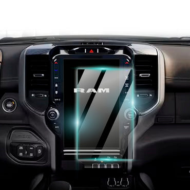 Dodge Ram Trucks 1500 & 2500 & 3500 & TRX & Rebel & Big Horn & Laramie Limited Uconnect 2019-2024 12" İnç Navigasyon için 9H Nano IPG ProActive Ekran Koruyucu