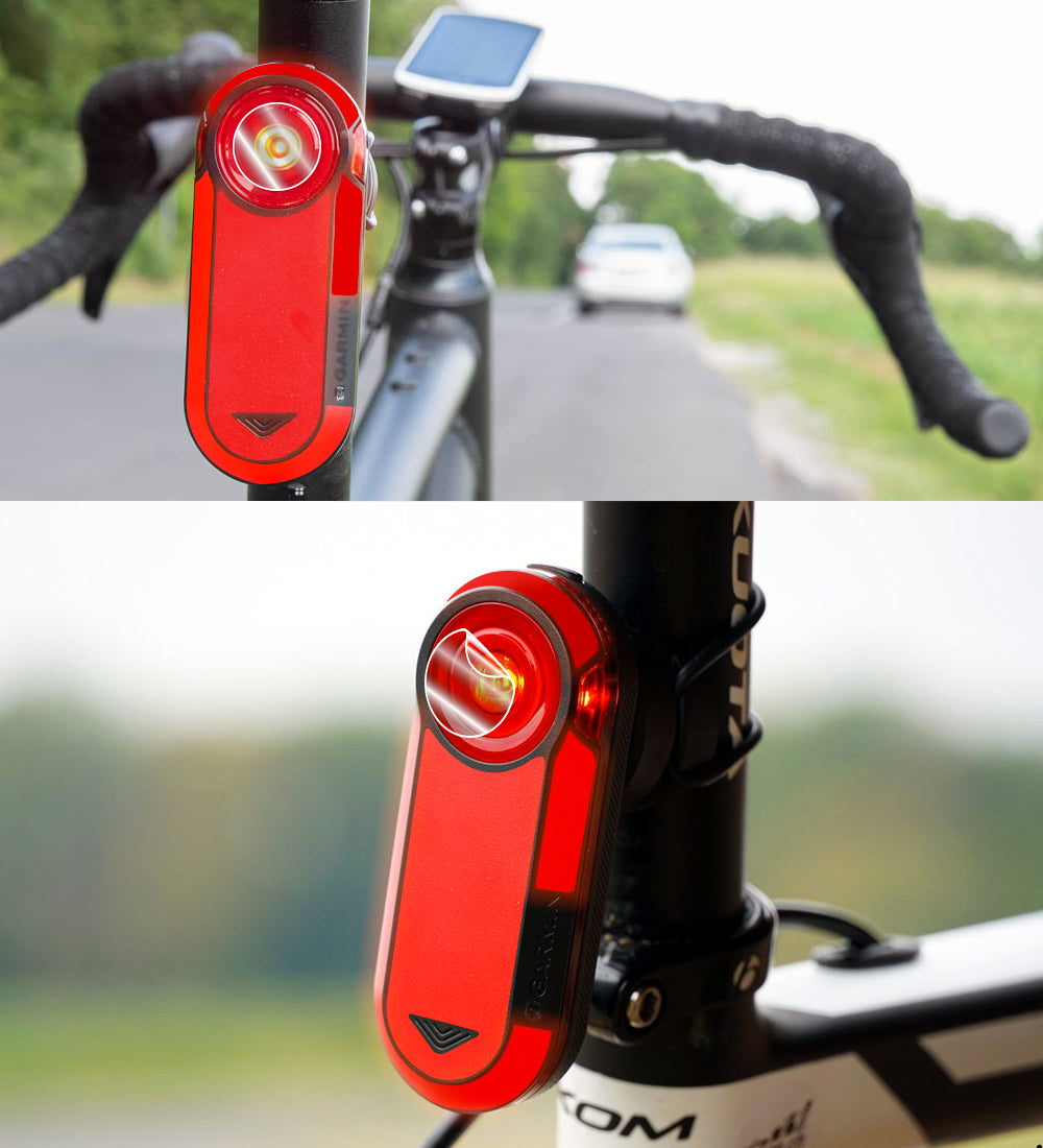 IPG Decorative for Garmin Varia RTL515-Cycling Rearview Radar 4 Sets Screen Protector & 4 Sets Decals Decorative Accessories Stickers Protector (Reflective Series)