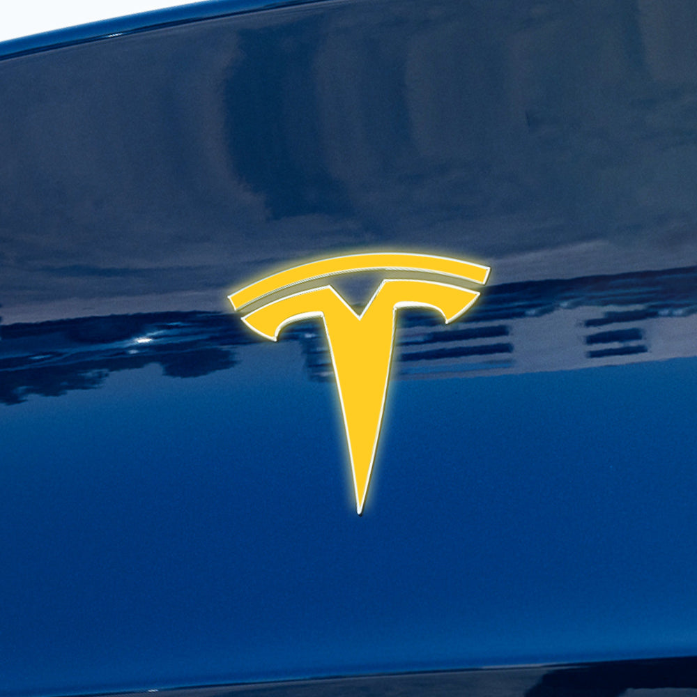 IPG Reflective for Tesla Model Y Decal Sticker (8 Logo Set) Protector (Reflective Series)