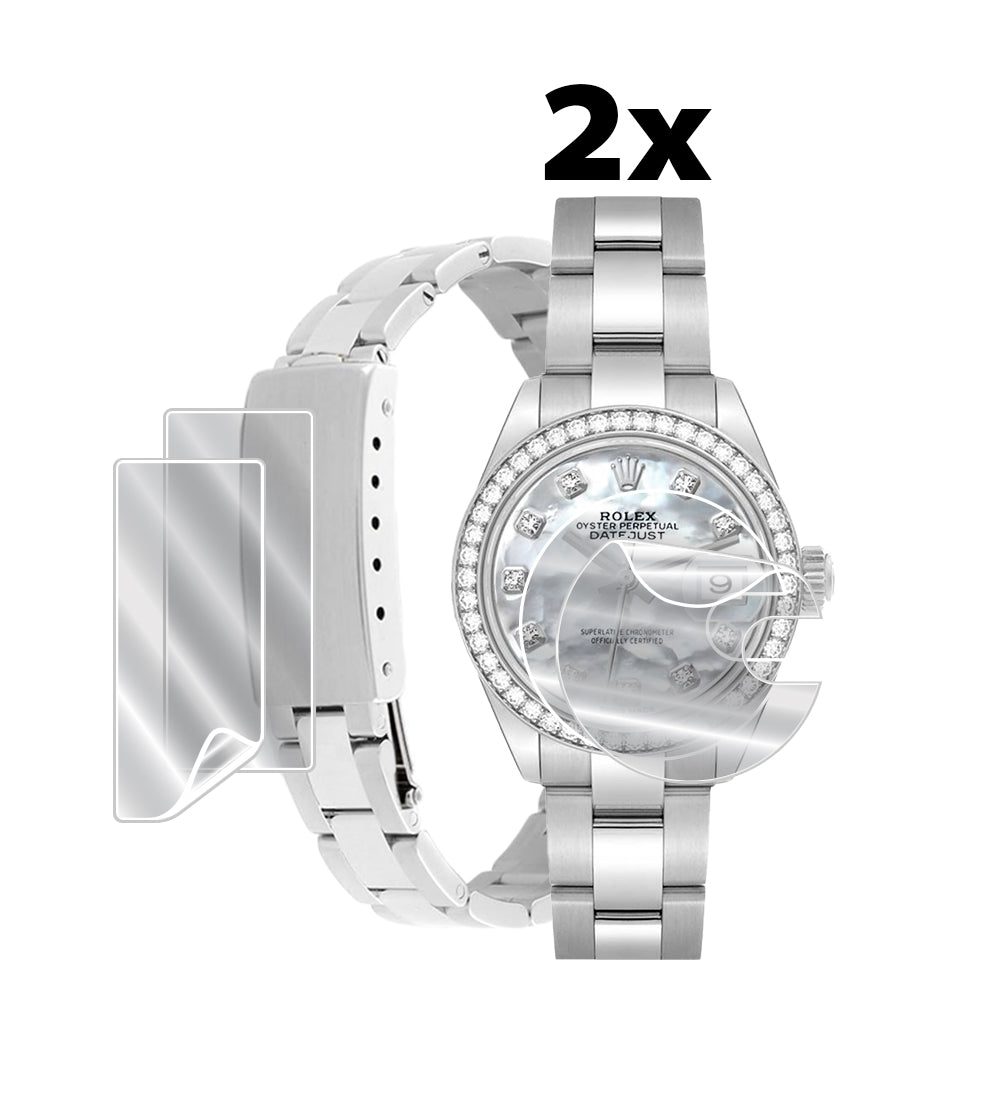 IPG Original for Rolex Lady Datejust Diamond Oyster Perpetual Watch 279384 Screen + Lock SCREEN Protector (2 Units) (Hydrogel)