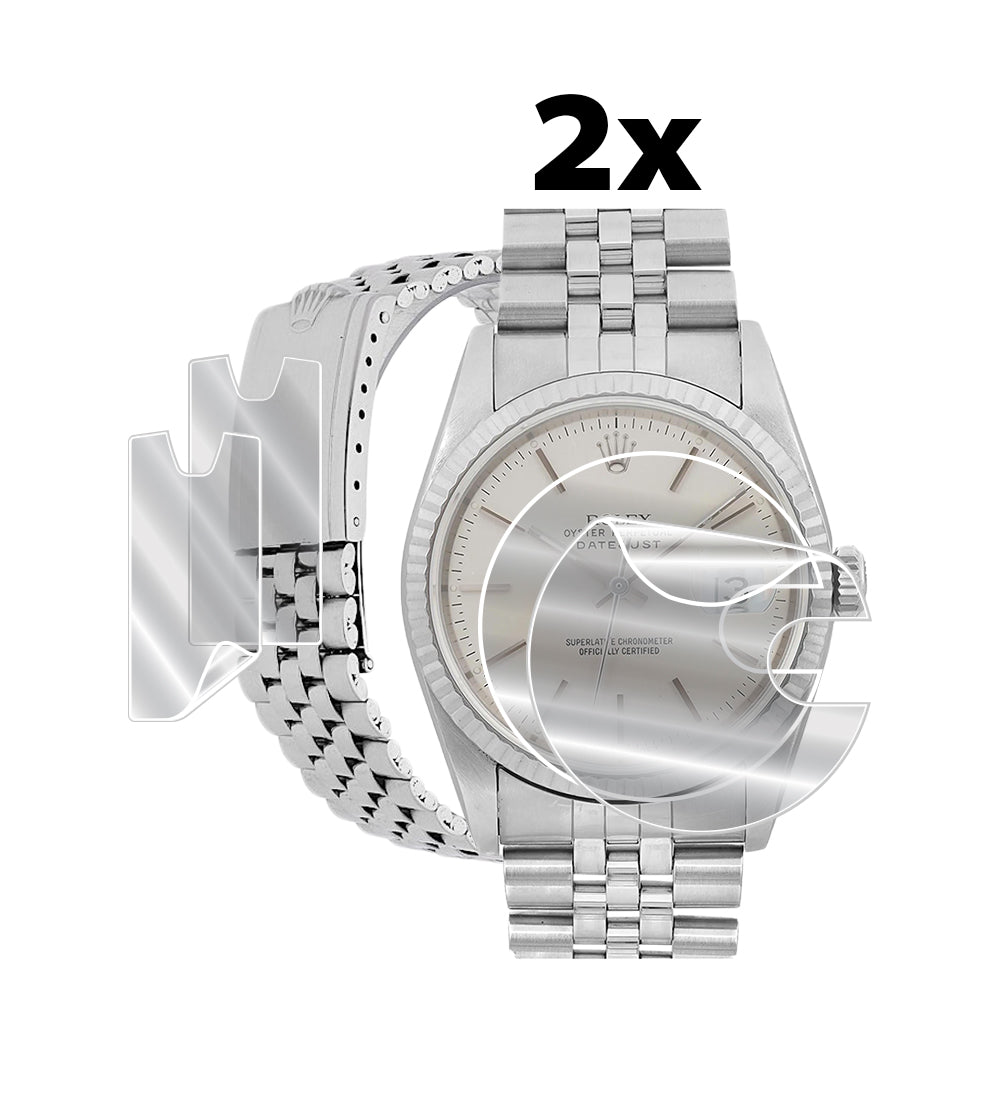 IPG Original for Rolex Men Datejust Oyster Perpetual Watch 16014 Screen + Lock SCREEN Protector (2 Units) (Hydrogel)