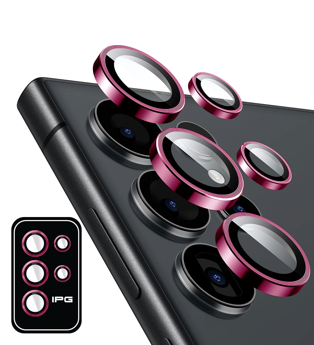 IPG ProLens for Samsung Galaxy S25 Ultra CD TRACK FRAME CAMERA LENS Protector (4 Color Options)