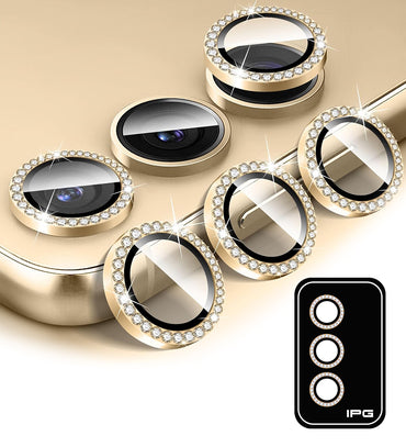 IPG ProLens Samsung Galaxy S25 Plus için Elmas - Taşlı Kamera Lens Koruyucu (4 Farklı Renk Seçeneğiyle)