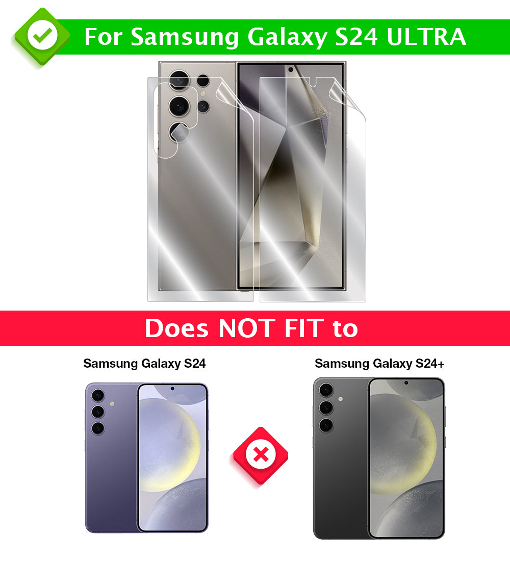 IPG Original for Samsung Galaxy S24 ULTRA FULL BODY Protector (Hydrogel)
