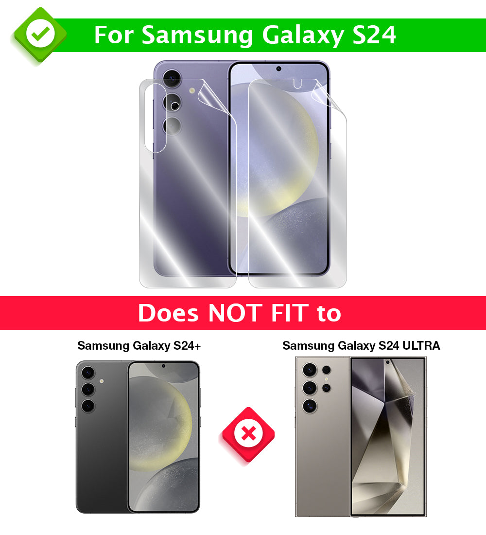 IPG Original for Samsung Galaxy S24 FULL BODY Protector (Hydrogel)