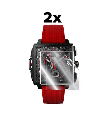 TAG Heuer Monaco Ayrılmış Saniyeli Kronograf (41mm) Saat için IPG Orijinal Ekran Koruyucu (2 Adet) (Hidrojel)