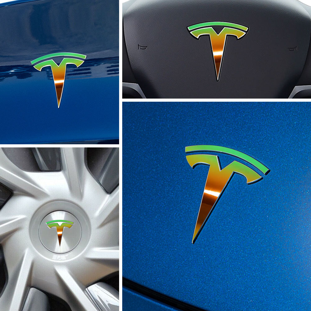 Tesla Model Y için IPG Dekoratif Koruyucu Amblem Sticker Etiket Aksesuar Vinil (8 Logo Set)