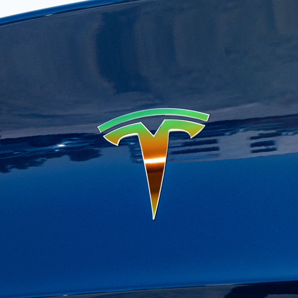 Tesla Model Y için IPG Dekoratif Koruyucu Amblem Sticker Etiket Aksesuar Vinil (8 Logo Set)