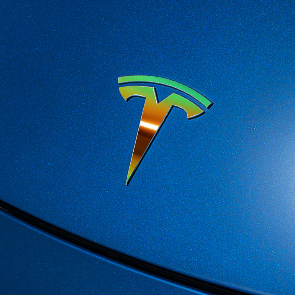 Tesla Model Y için IPG Dekoratif Koruyucu Amblem Sticker Etiket Aksesuar Vinil (8 Logo Set)