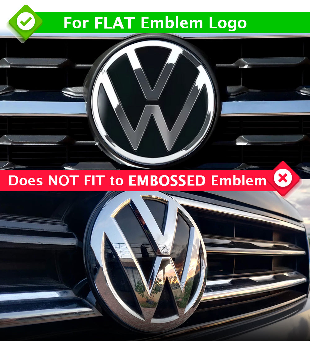 Volkswagen Passat 2021 Ön ve Arka Amblem - direksiyon için IPG Dekoratif Koruyucu Logo Amblem Sticker Etiket Aksesuar Vinil (4 Set)