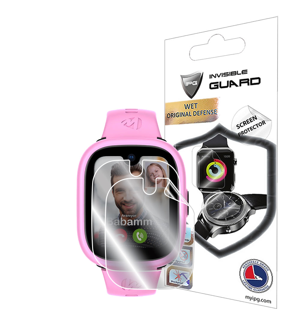 Wiky Watch 5 Plus Akıllı Çocuk Saati için IPG Orijinal Ekran Koruyucu (2 Adet) (Hidrojel)