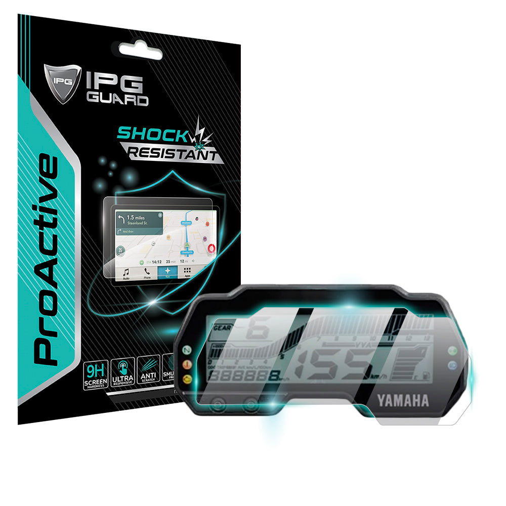 IPG ProActive for Yamaha 2018 R15 V3 / MT15 - 2020 MT 125 Cluster Speedometer Display SCREEN Protector