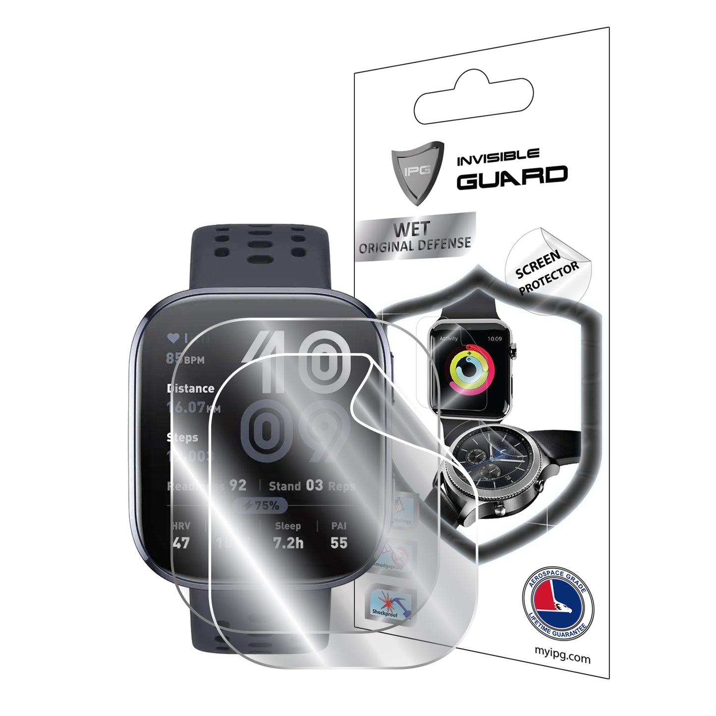 IPG Original for Amazfit Bip 6 Smartwatch SCREEN Protector (2 Units) (Hydrogel)