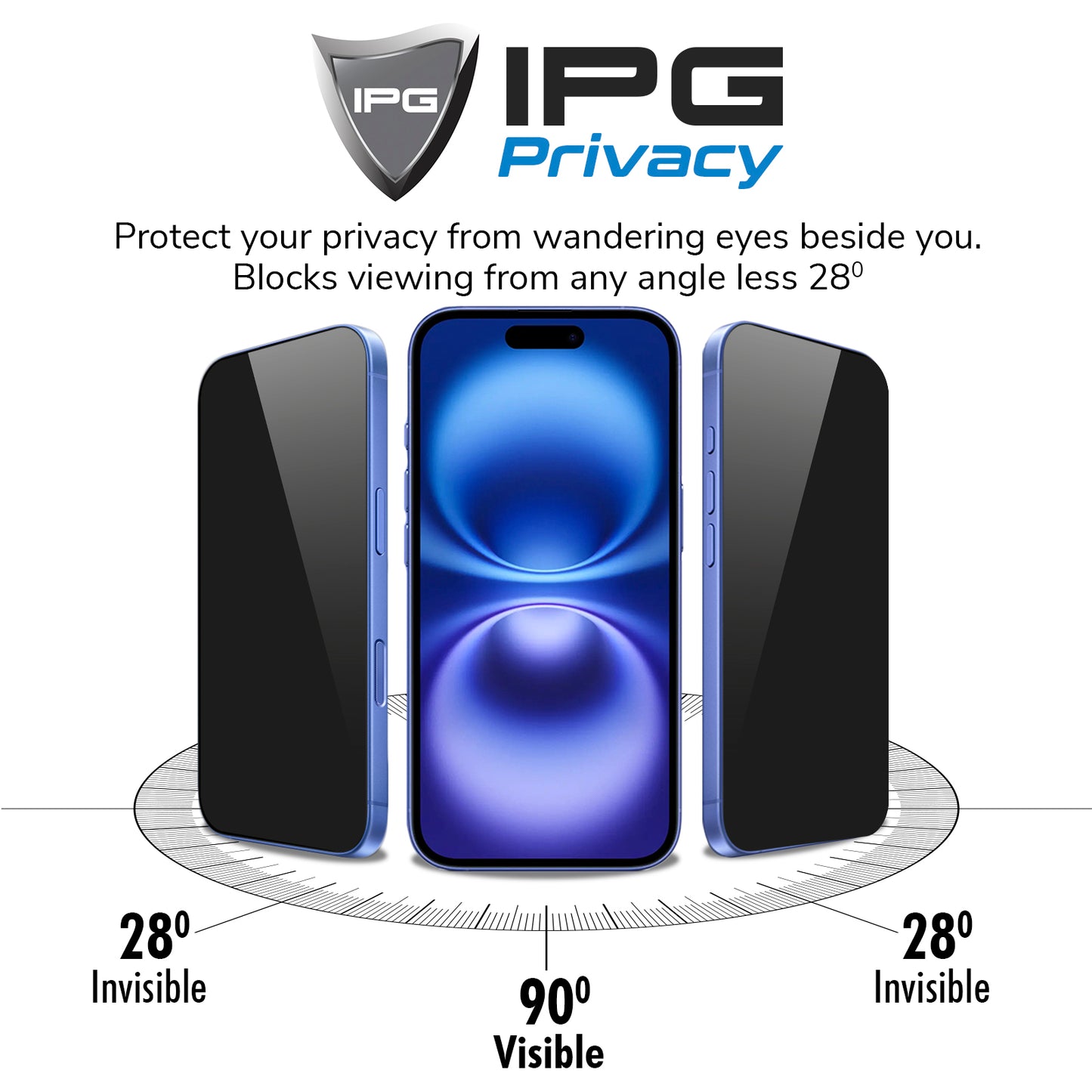 Apple iPhone Air Ekranı için IPG Privacy Hayalet Ekran Koruyucu