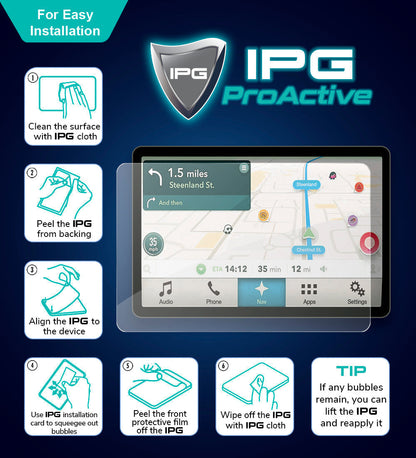 IPG ProActive for SUBARU 2020-2024 CrossTrek e-Boxer Hybrid - OUTBACK - LEGACY 11.6" Navigation SCREEN Protector
