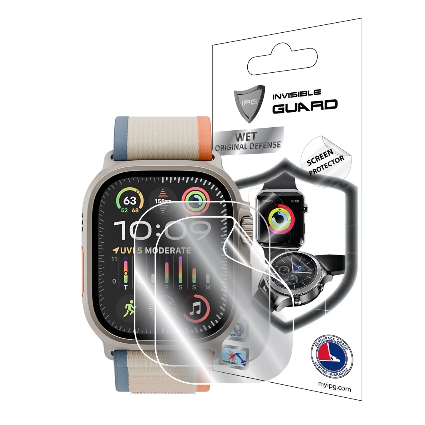IPG Original for Apple Watch Ultra (1-2) SCREEN Protector (2 Units) (Hydrogel)