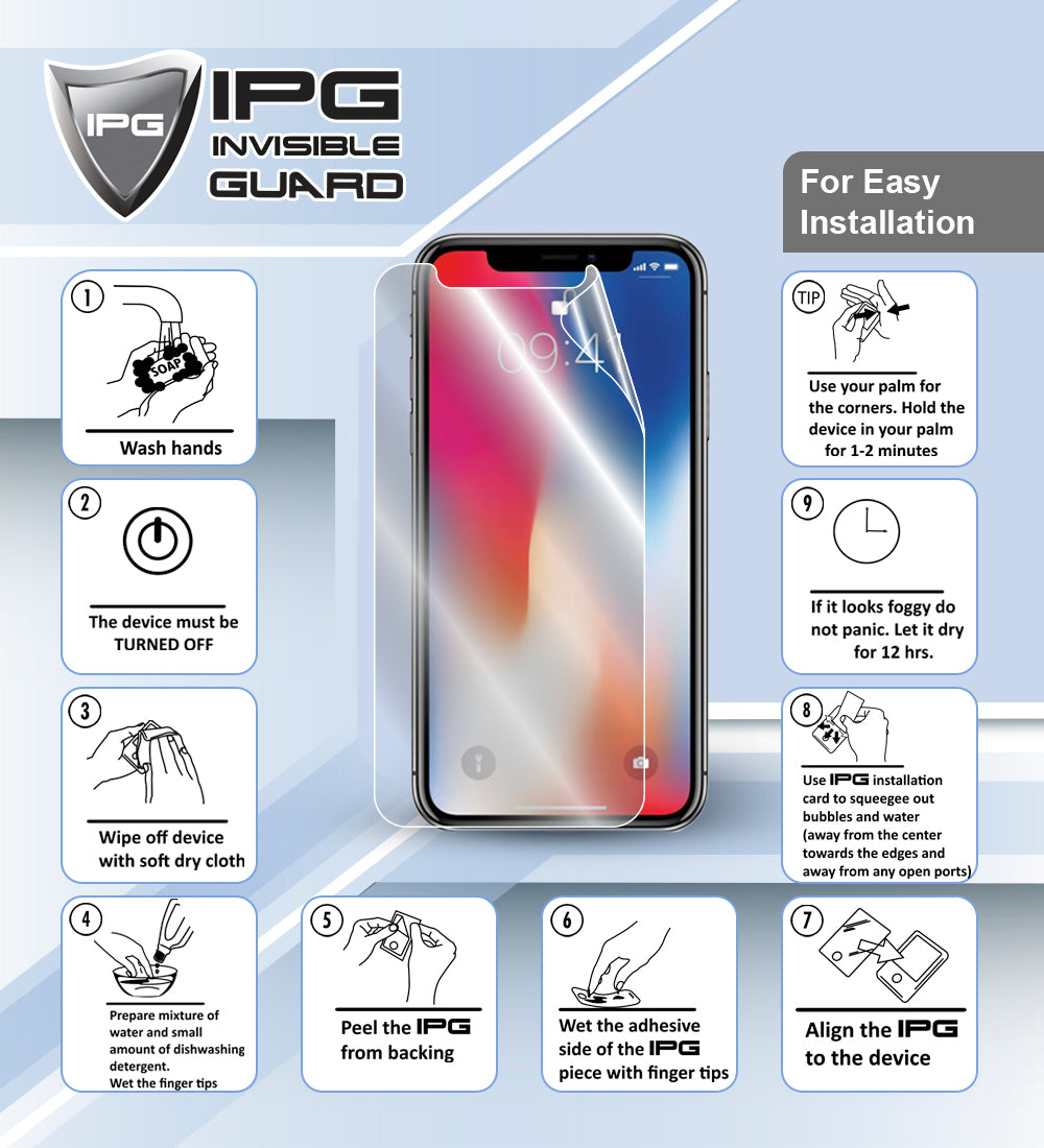 SAMSUNG Galaxy Note 10 Plus için IPG Orijinal Ekran Koruyucu (Hidrojel)