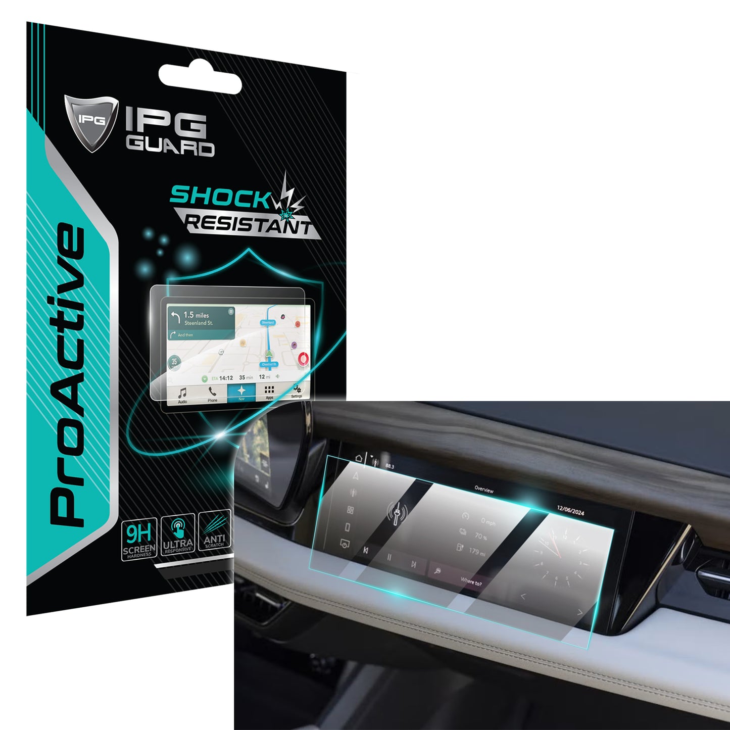 IPG ProActive for Audi 2025 Q6 E-Tron 10.9" Pax Display SCREEN Protector