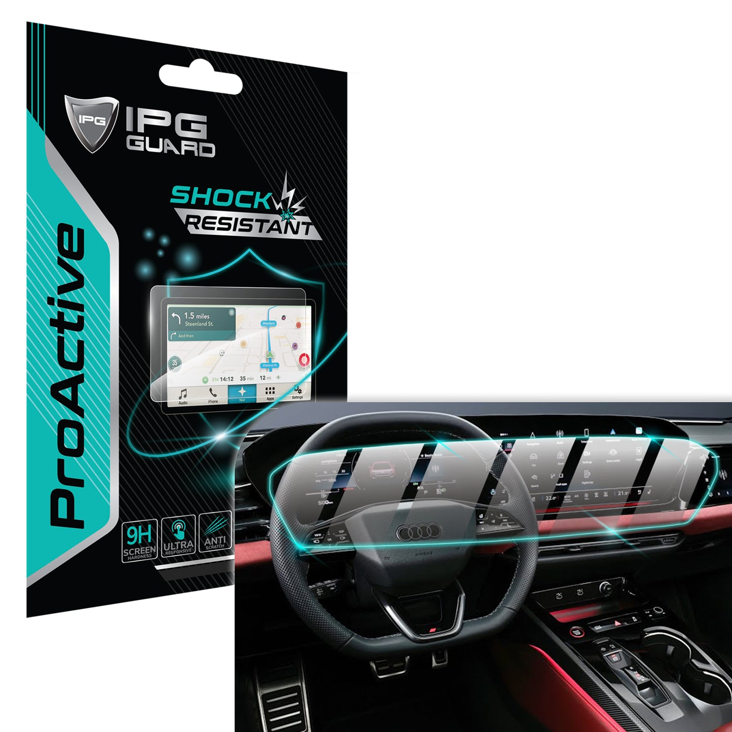 IPG ProActive for Audi A5 2025 10.9" Inch Cockpit Navigation SCREEN Protector