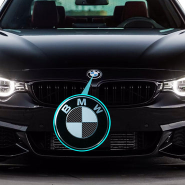 BMW Logo Set – 11×4 Çeyrek Daire + 1×2 Çeyrek Daire, Farklı Boyutarda (46'lı) Sticker Set IPG Dekoratif Koruyucu Kaplama