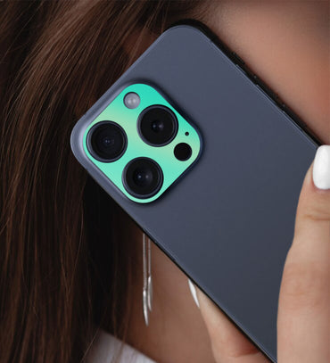 Apple iPhone 15 Pro & 15 Pro Max için IPG Dekoratif Arka Kamera Koruyucu ( 5 Renk )