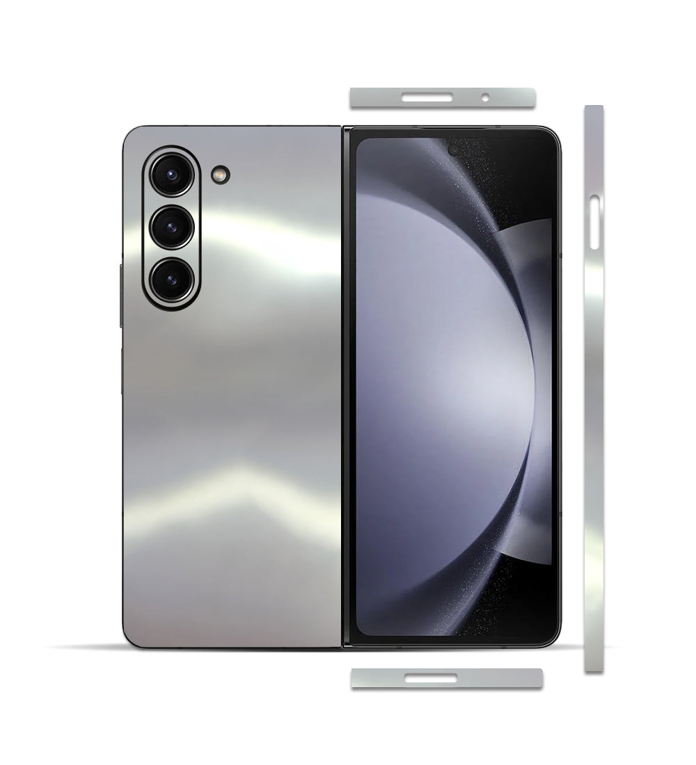 Samsung Galaxy Z Fold 5 için IPG Dekoratif Karbon Fiber Vinil Ön, Arka ve Yanlar Tam Koruma