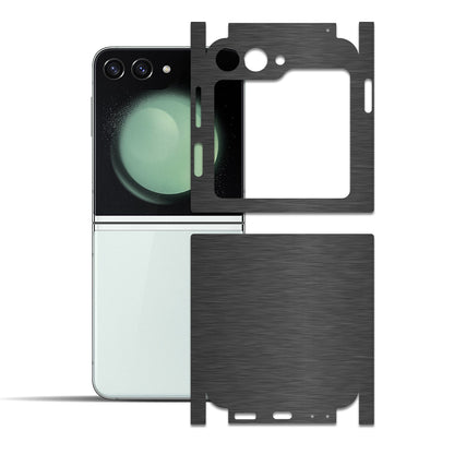IPG Decorative for Samsung Galaxy Z Flip 5 Decorative Carbon Fiber Vinyl Front, Back & Sides Full Protection