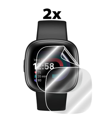 Fitbit Versa 4 - Sense 2 Fitness Sağlık İzleyici Akıllı Saat için IPG Orijinal Ekran Koruyucu (2 Adet) (Hidrojel)