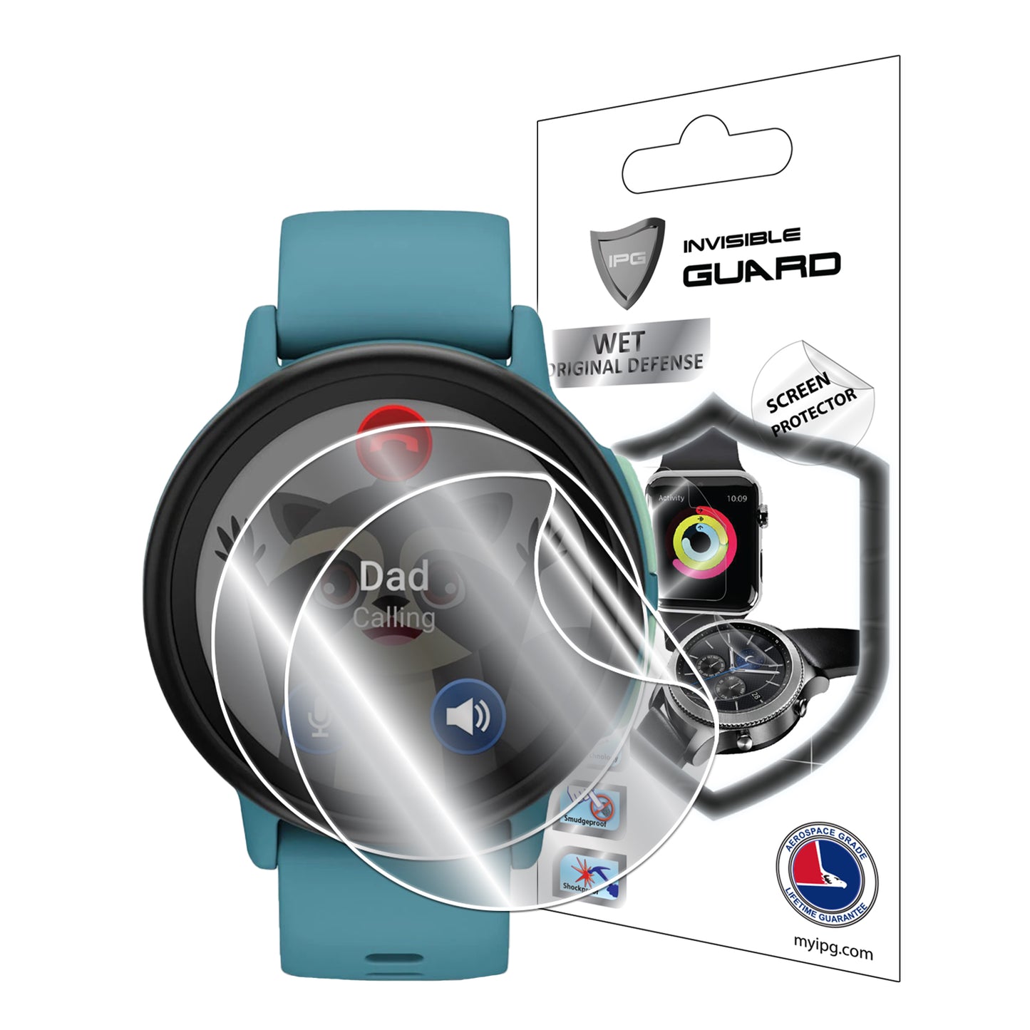 IPG Original for Garmin Bounce 2 Smartwatch SCREEN Protector (2 Units) (Hydrogel)