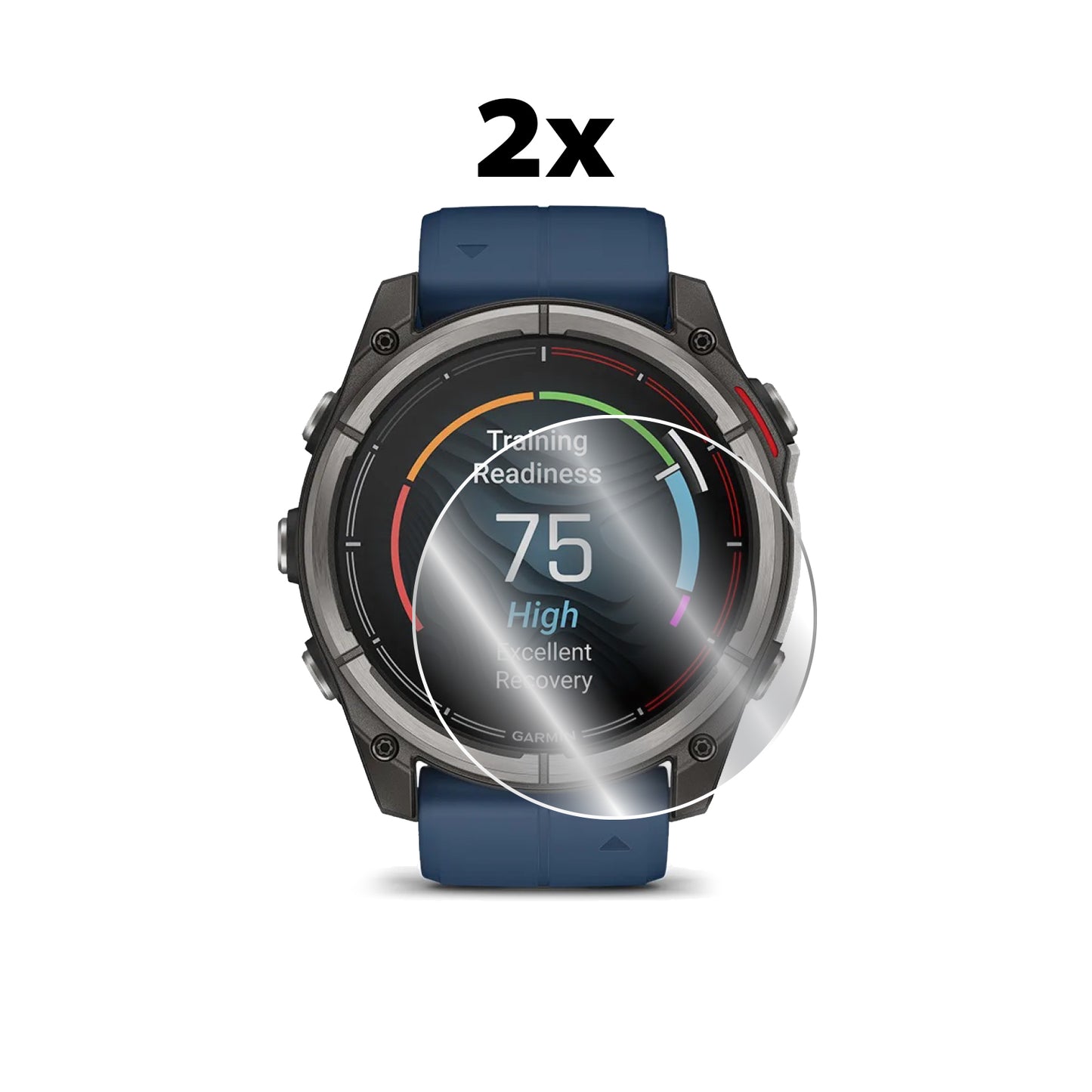 IPG Original for Garmin Quatix 8 47 mm - Garmin Quatix 8 51 mm Smartwatch SCREEN Protector (2 Units) (Hydrogel)