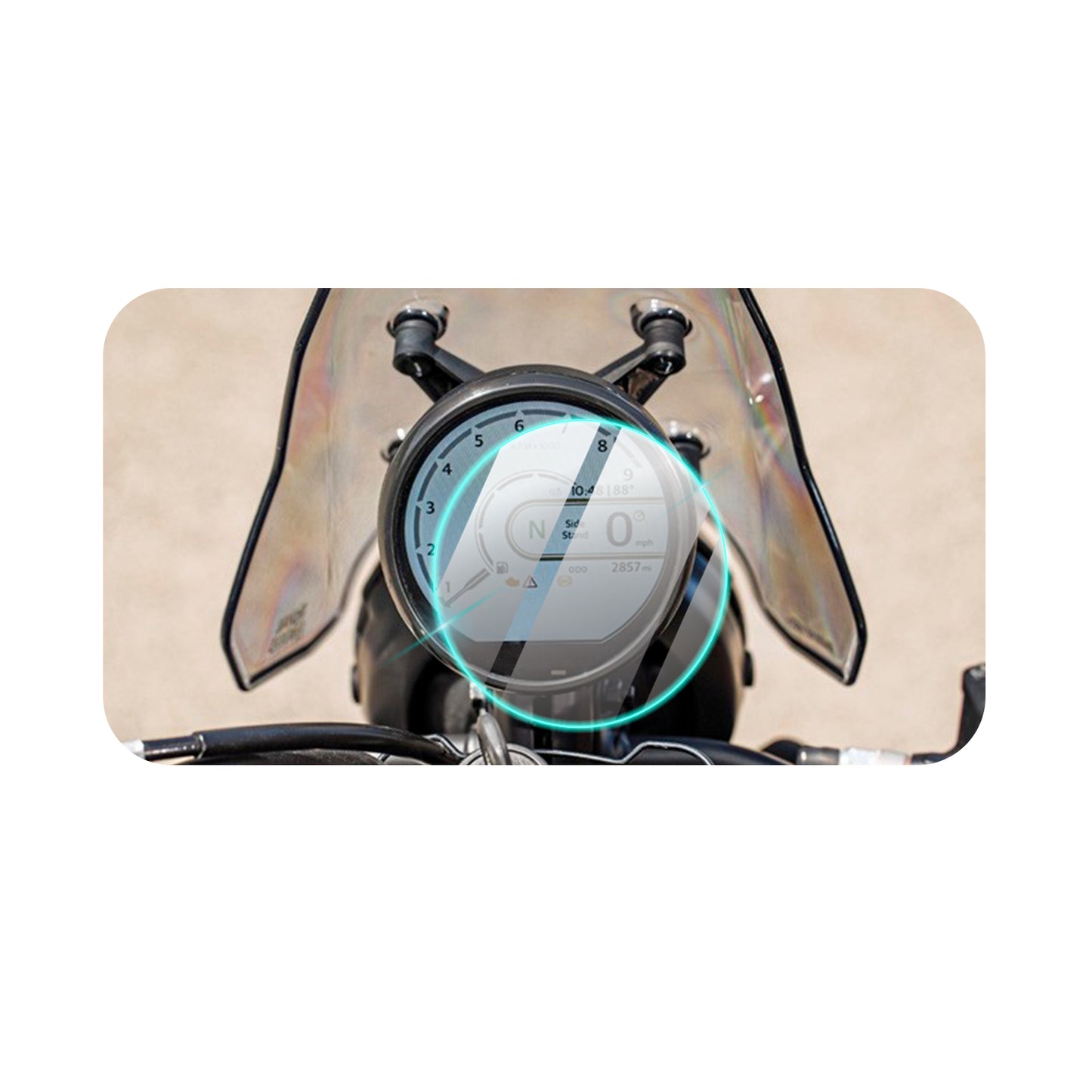 IPG ProActive for Royal Enfield Guerrilla 450 2024 / Himalayan 450 2023-2025 4" Inch Motorcycle Dashboard Cluster Speedometer Display SCREEN Protector