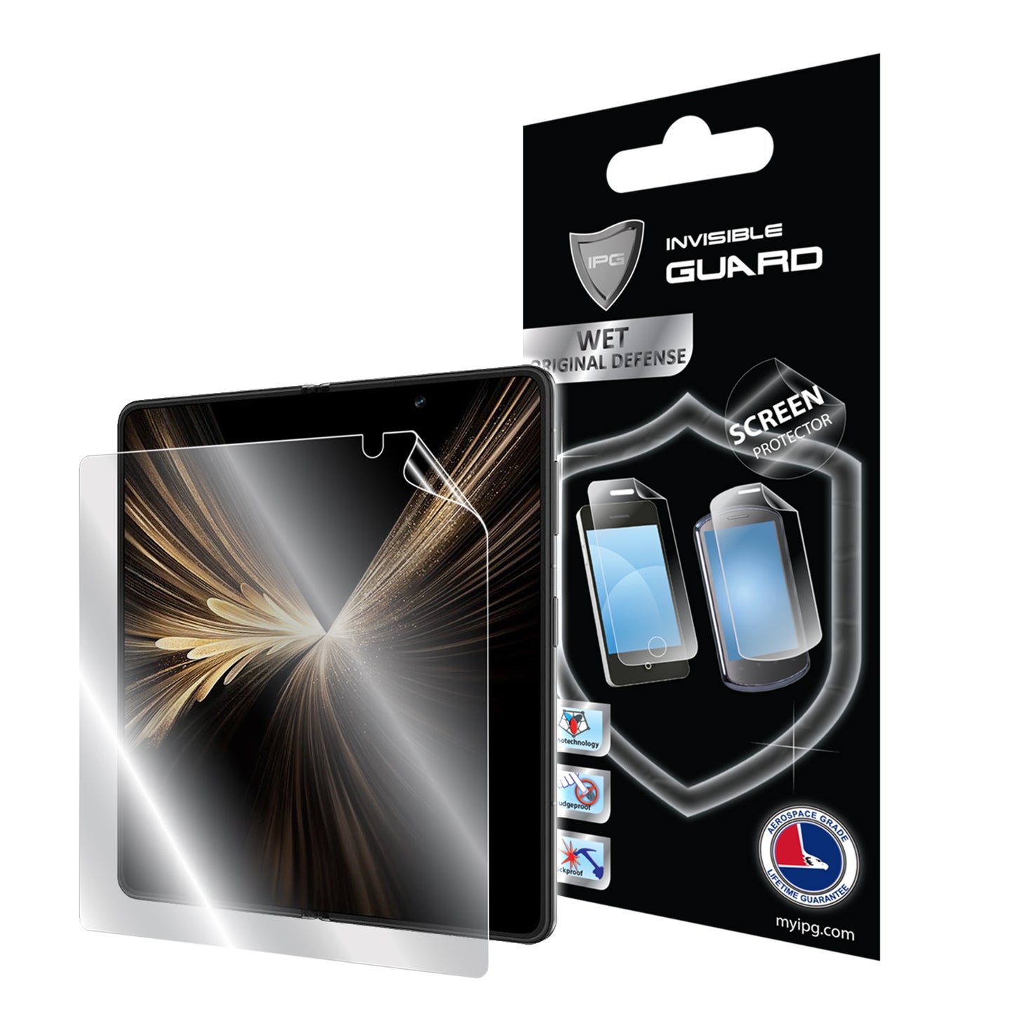 HONOR Magic V5 için IPG Orijinal (İç Ekran) Ekran Koruyucu (Hidrojel)