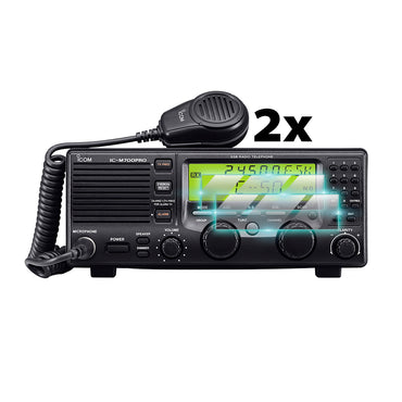 iCOM IC-M700PRO SSB Telsiz Telefon Operator Alıcı-verici Radyo İletişim Cihazı Ekranı için IPG ProActive Ekran Koruyucu (2 Adet)
