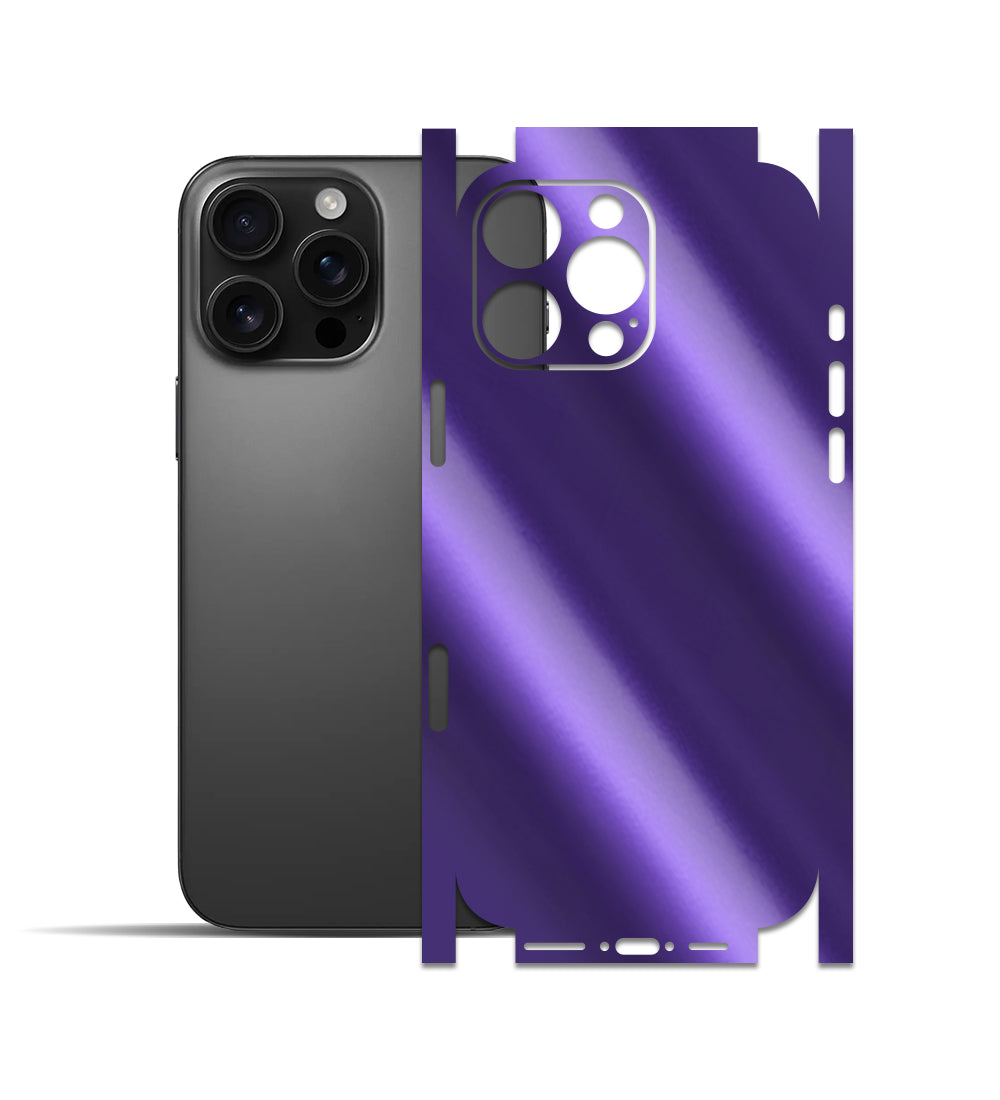 Apple iPhone 16 Pro Max için IPG Dekoratif Karbon Fiber Vinil Ön, Arka ve Yanlar Tam Koruma