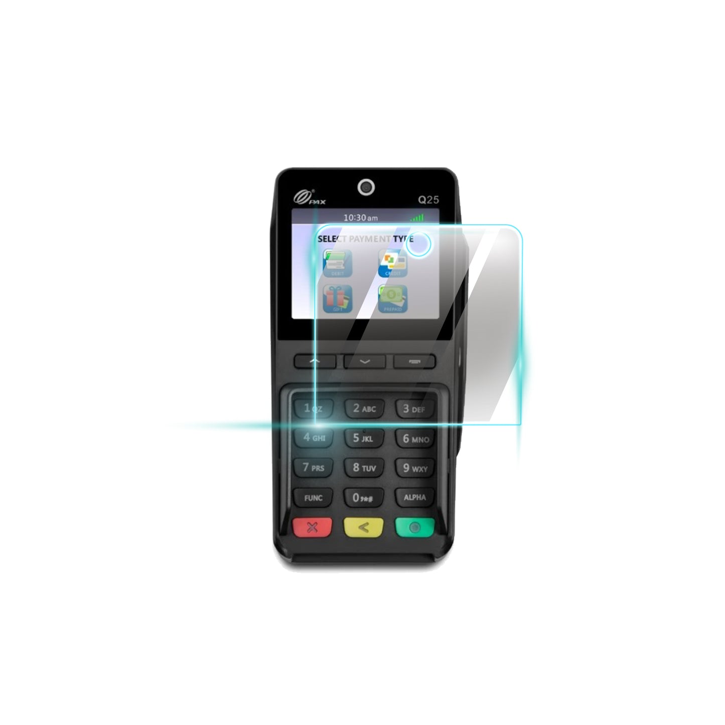 IPG ProActive for PAX Q25 Linux Smart Pinpad POS Terminal Display Handheld SCREEN Protector