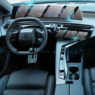 Peugeot 3008 / e-3008 / 5008 / e-5008 2025 Gösterge Paneli ve Klima Ekranı için 21 inç 9H Nano IPG ProActive Ekran Koruyucu