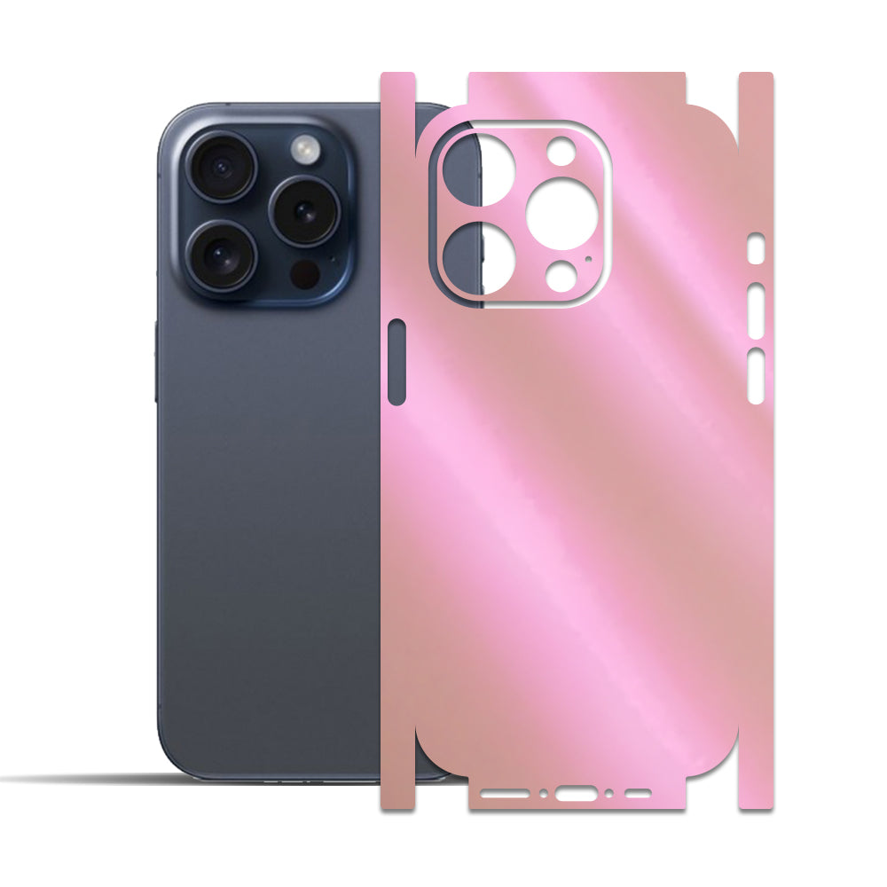 Apple iPhone 15 Pro - 15 Pro Max için IPG Dekoratif Karbon Fiber Vinil Ön, Arka ve Yanlar Tam Koruma
