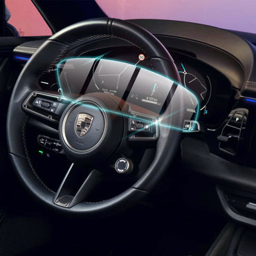 Porsche 2025 Macan 12.6" İnç Gösterge Paneli için 9H Nano IPG ProActive Ekran Koruyucu