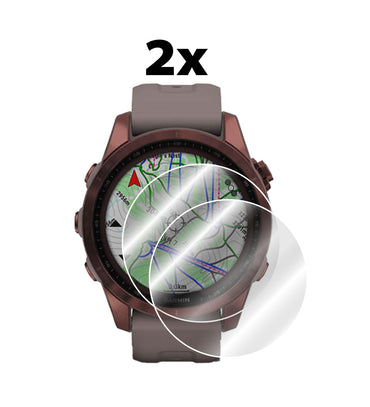 Garmin Fenix 7S - 7S Solar - 7S Sapphire Solar Akıllı Saat için IPG Orijinal Ekran Koruyucu (2 Adet) (Hidrojel)