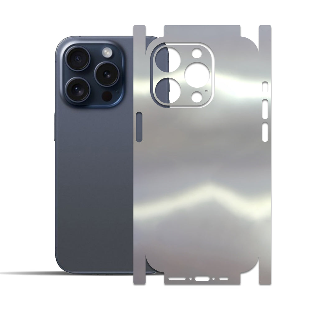 Apple iPhone 15 Pro - 15 Pro Max için IPG Dekoratif Karbon Fiber Vinil Ön, Arka ve Yanlar Tam Koruma