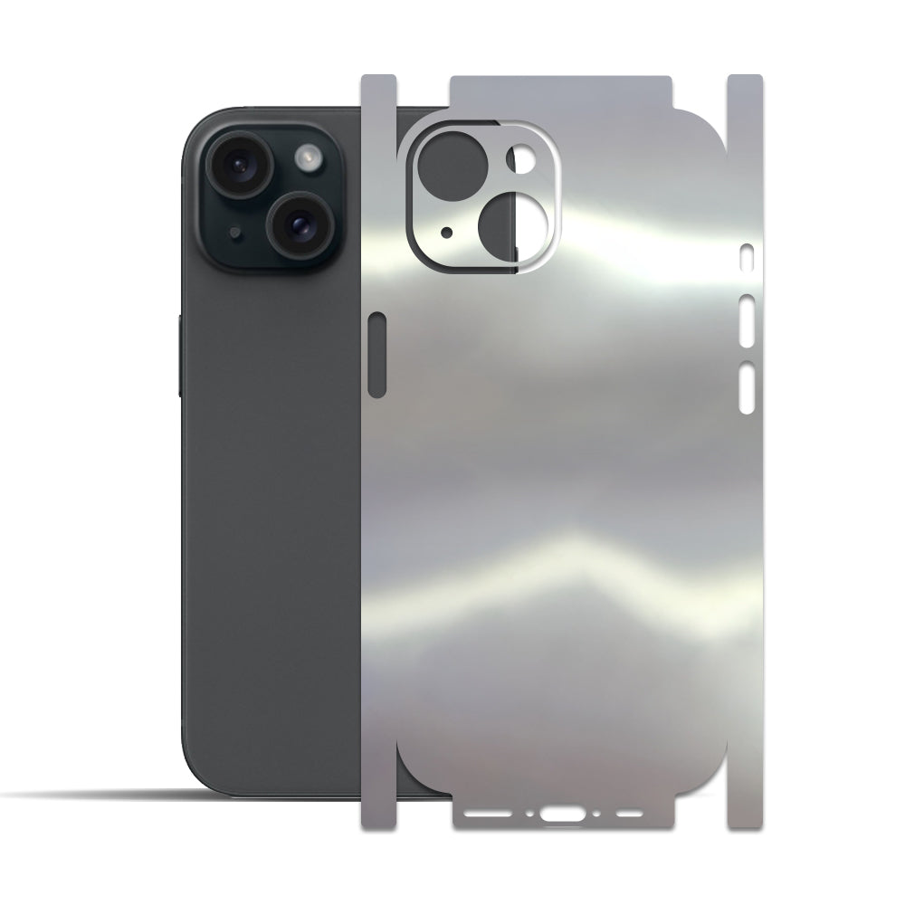 Apple iPhone 15 - 15 Plus için IPG Dekoratif Karbon Fiber Vinil Ön, Arka ve Yanlar Tam Koruma