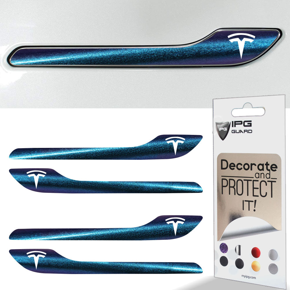 IPG Decorative for Tesla Model 3 / Model Y Door Handle (Set of 4) - Decals Stickers Protector
