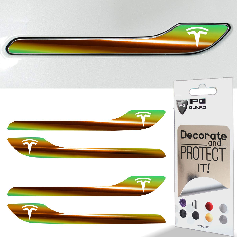 IPG Decorative for Tesla Model 3 / Model Y Door Handle (Set of 4) - Decals Stickers Protector