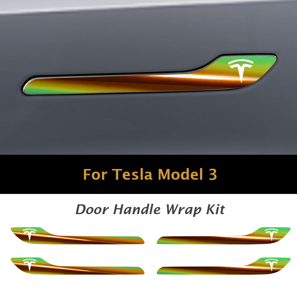 IPG Decorative for Tesla Model 3 / Model Y Door Handle (Set of 4) - Decals Stickers Protector