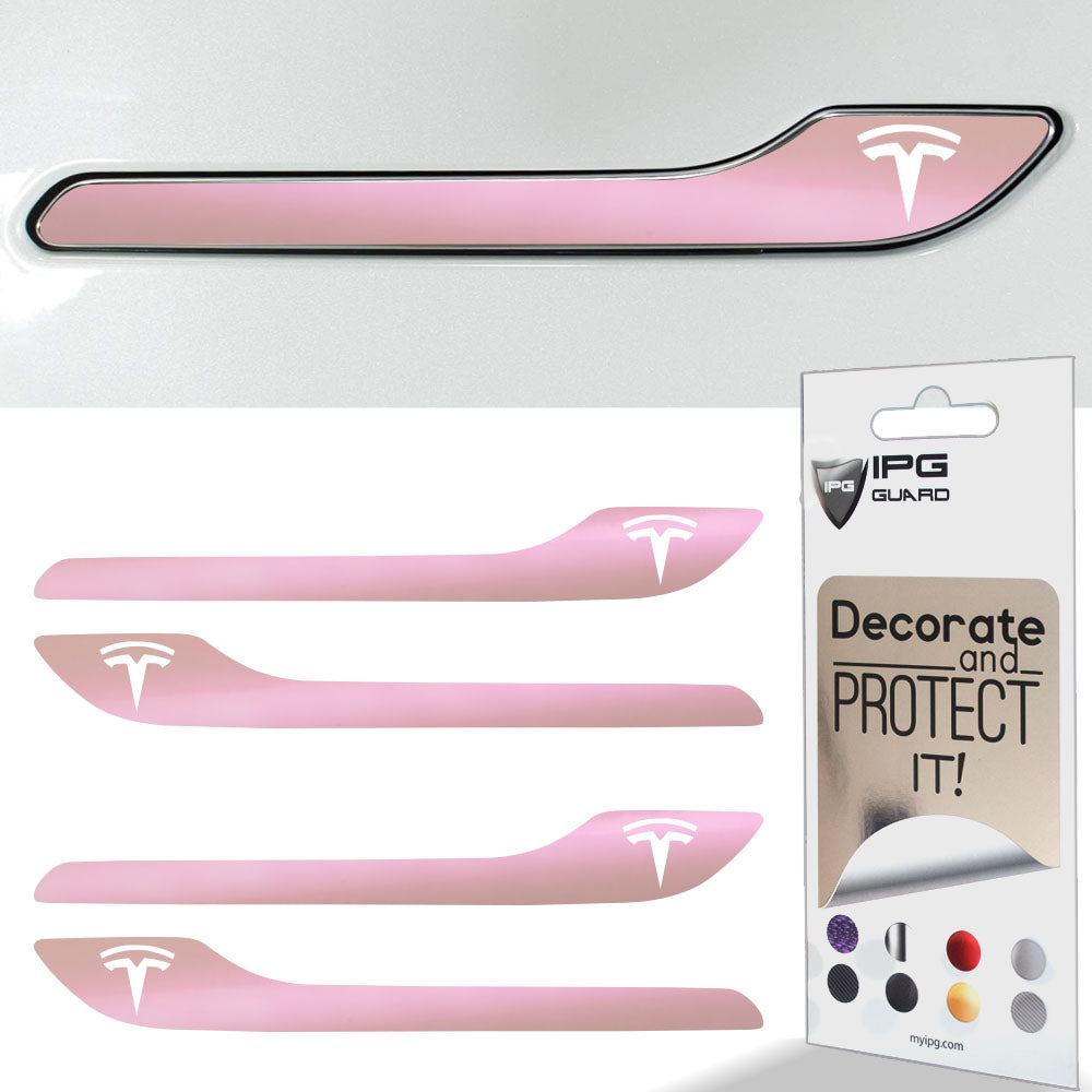 IPG Decorative for Tesla Model 3 / Model Y Door Handle (Set of 4) - Decals Stickers Protector
